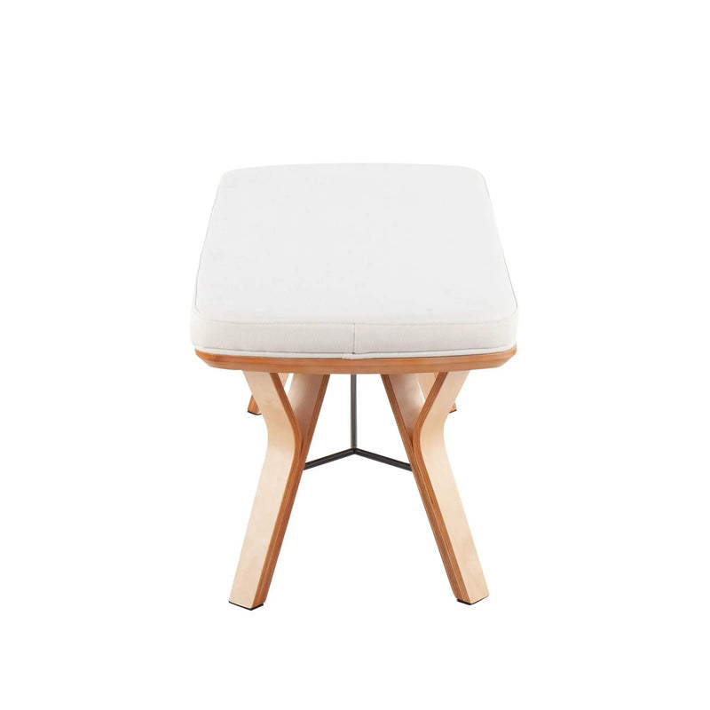 Folia - Mid Century / Modern Bench by Unique Piece Furniture