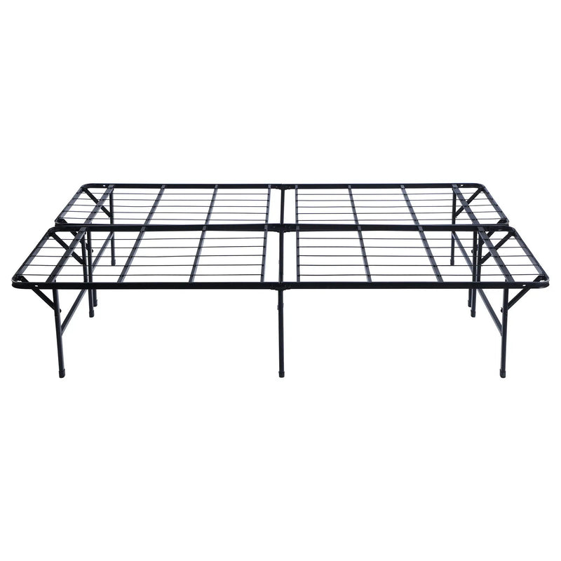 Mabel Metal Queen Mattress Support Platform Bed Black by Unique Piece Furniture