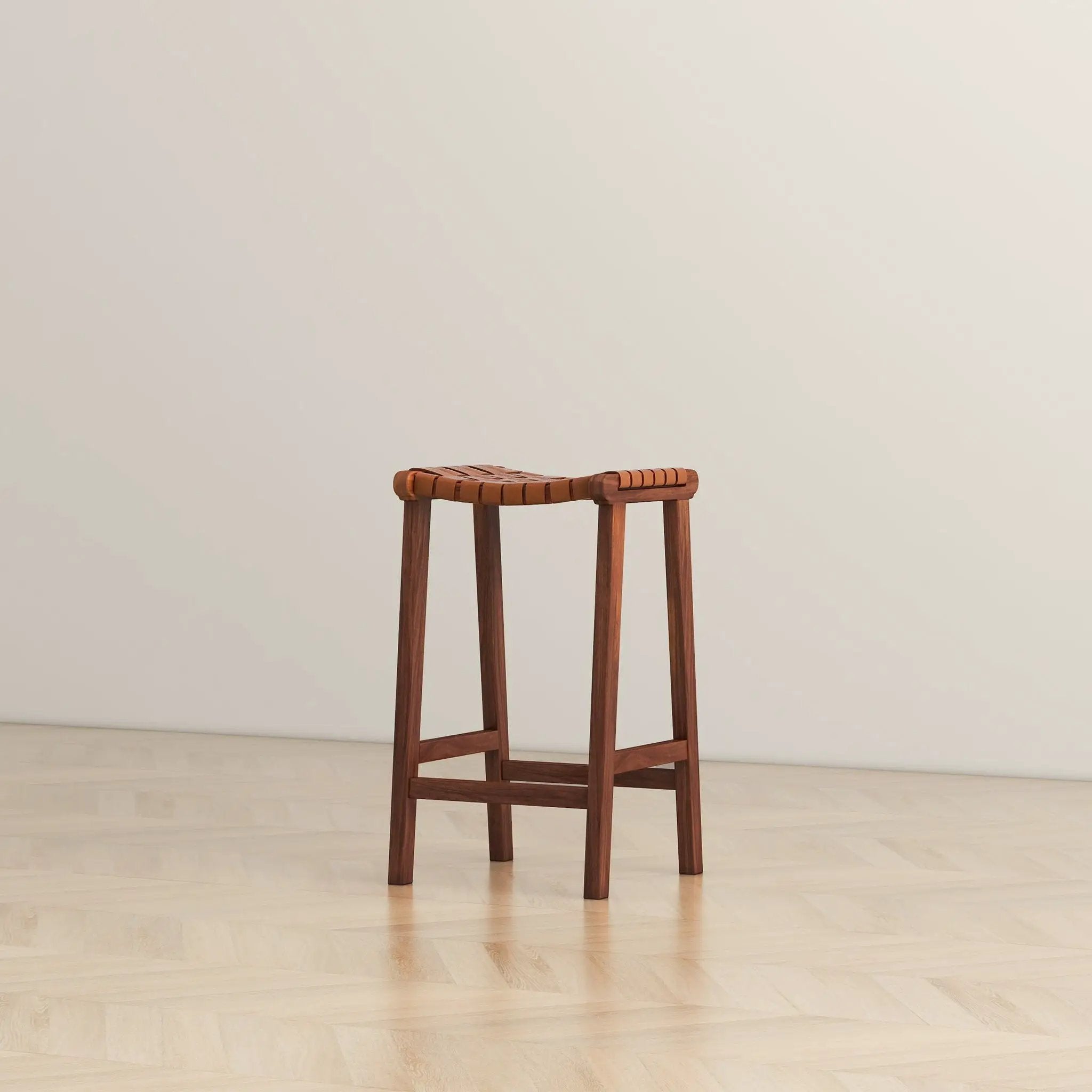 James - Mid-Century Modern Genuine Counter Stool by Unique Piece Furniture
