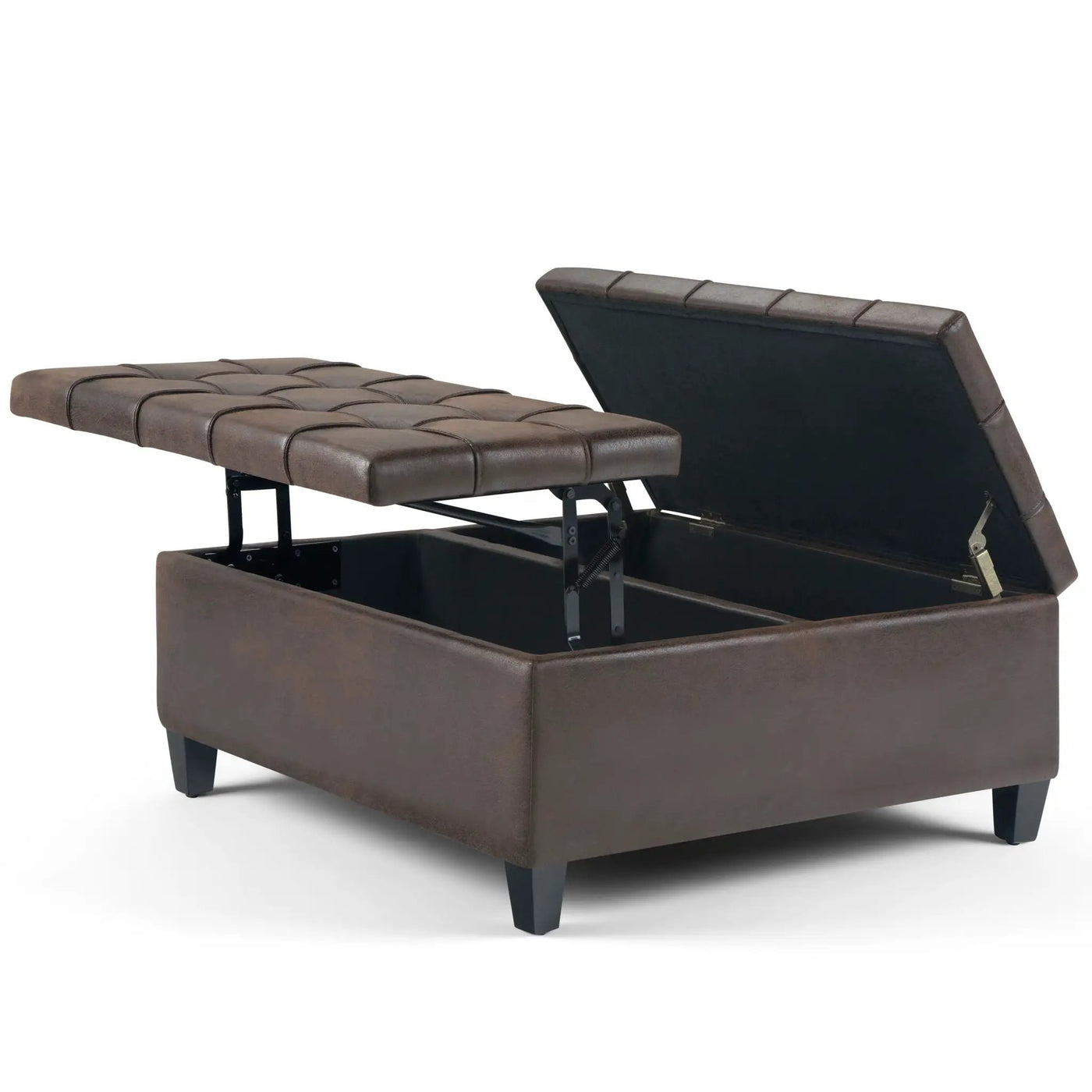 Harrison - Large Coffee Table Storage Ottoman by HouseOfZazla