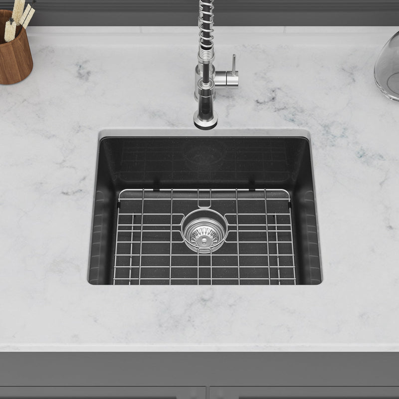 Quartz Kitchen Sink - 21" x 18" x 9.65" by HouseOfZazla