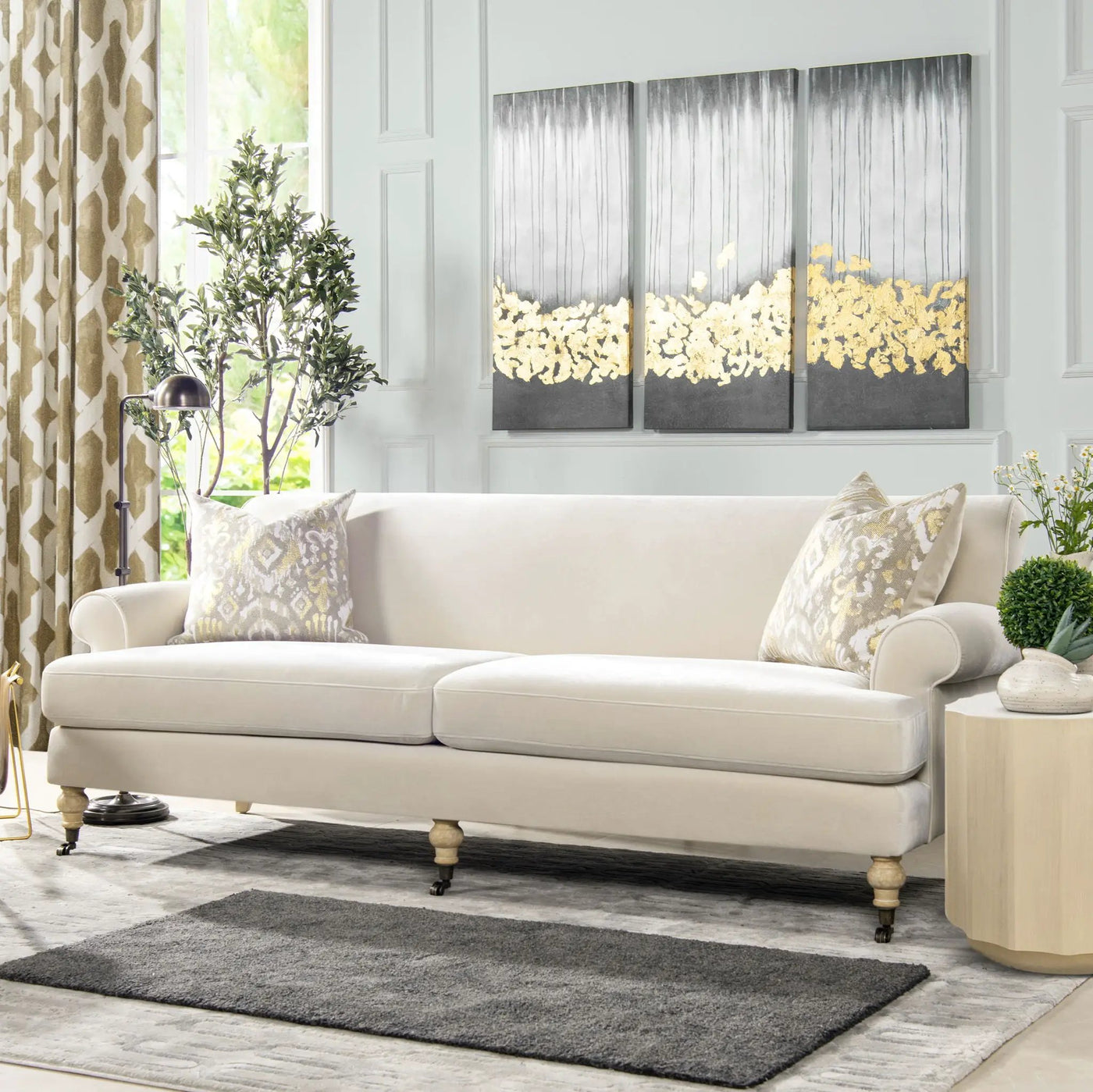 Alana Lawson - Two Cushion Tightback Sofa by HouseOfZazla