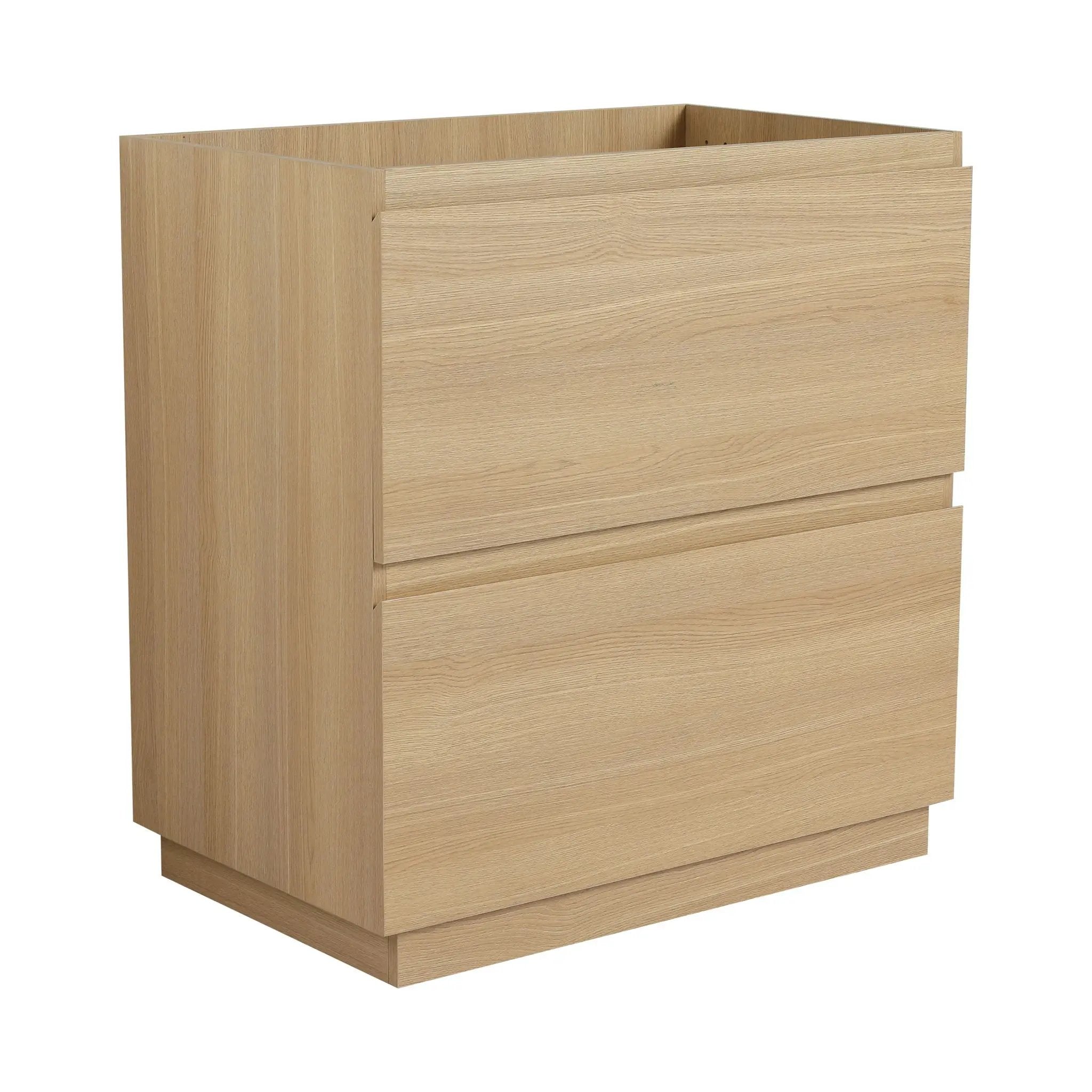 Modern Freestanding Bathroom Vanity Cabinet With Double Drawer by Unique Piece Furniture