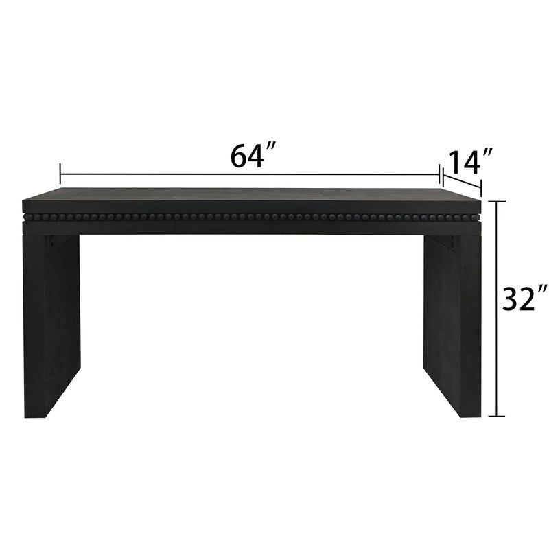 Modern Rustic Wood Table, Rectangular Living Room Center Table With Floating Top Design by HouseOfZazla