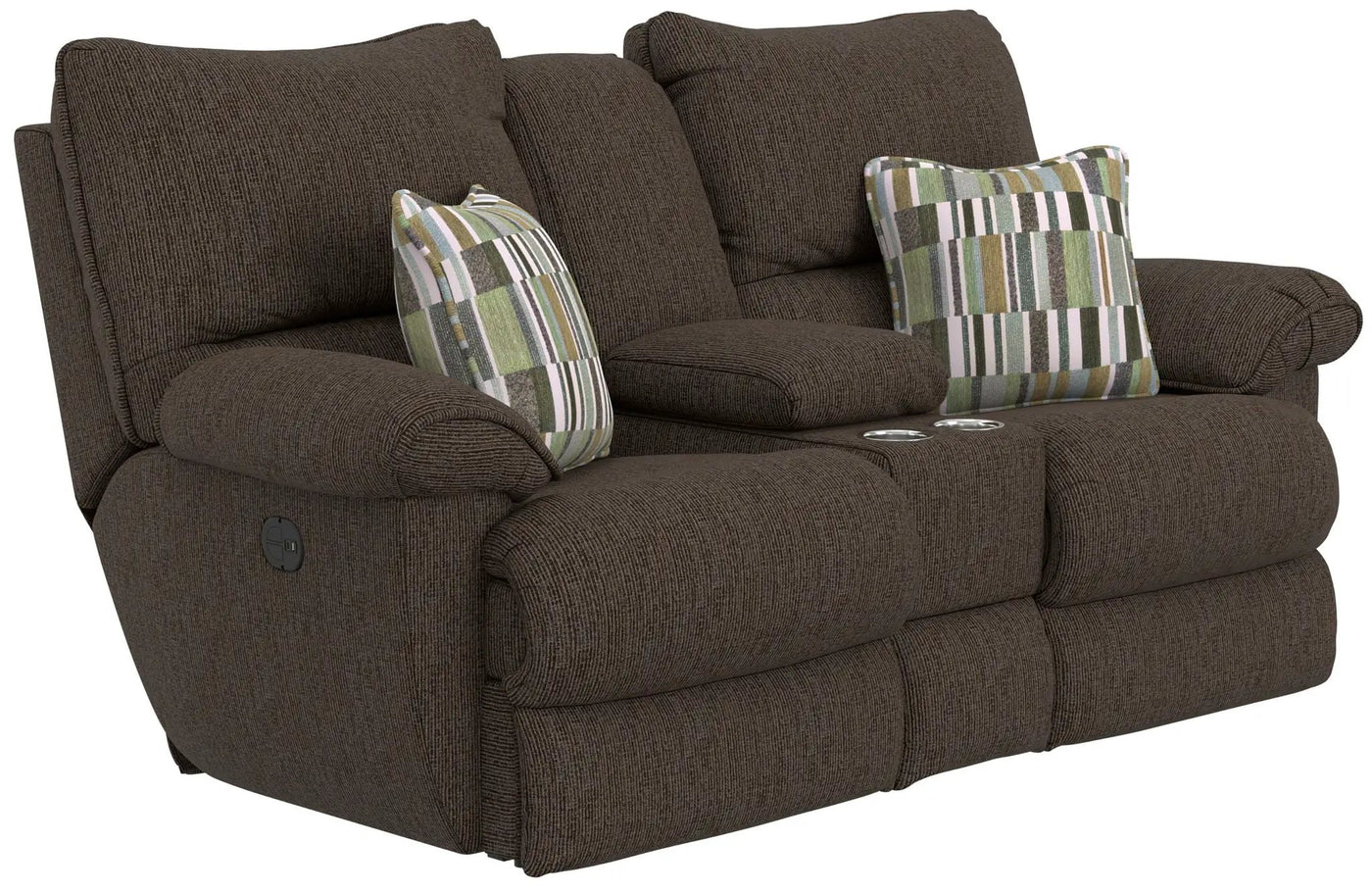 Lenny - Power Lay Flat Reclining Console Loveseat by Unique Piece Furniture
