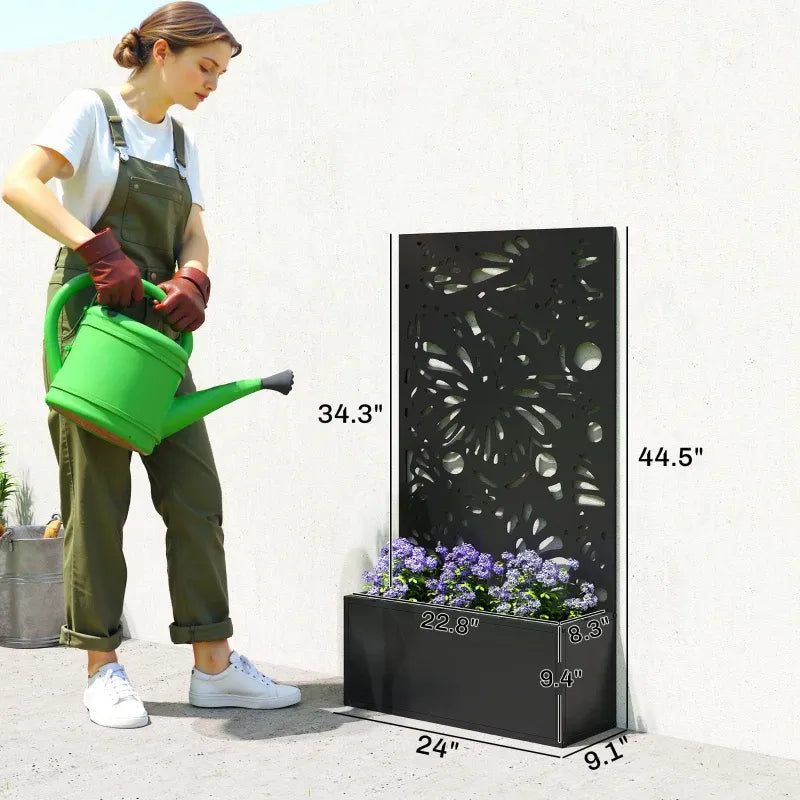 Stylish Plant Bed, Freestanding or Wall Mounted Plant Bed by HouseOfZazla