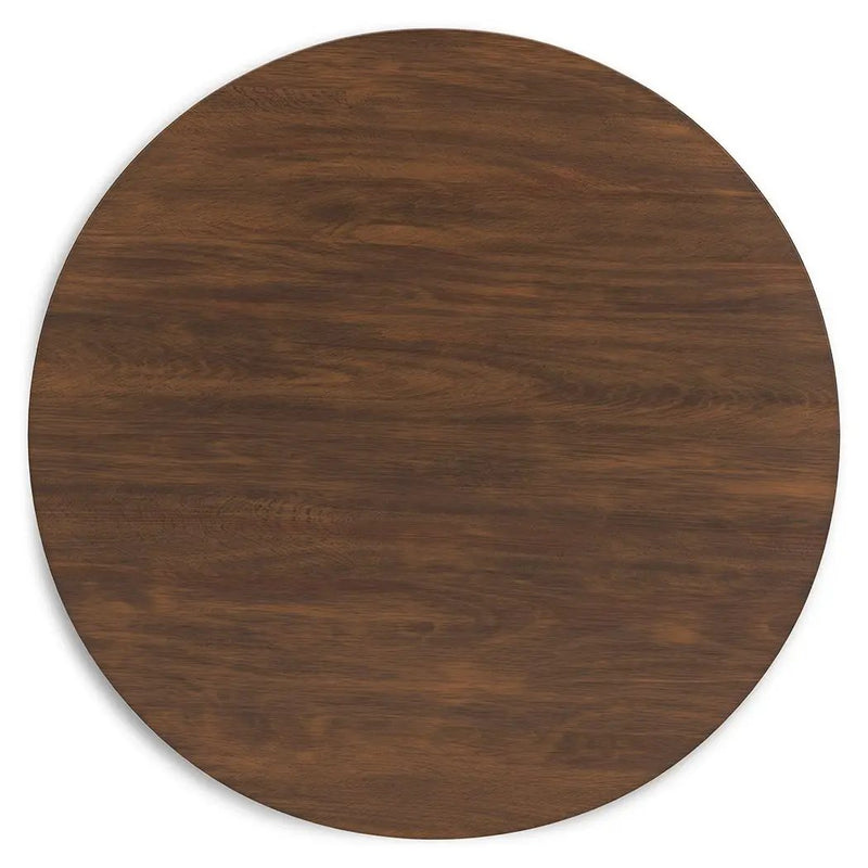 Lyncott - Round Dining Room Table - Brown by Unique Piece Furniture