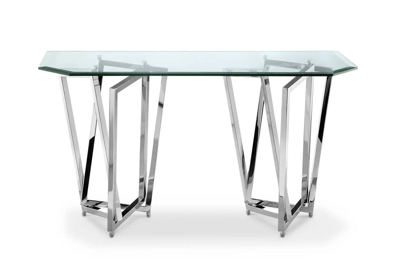 Lenox Square - Rectangular Sofa Table - Chrome by Unique Piece Furniture