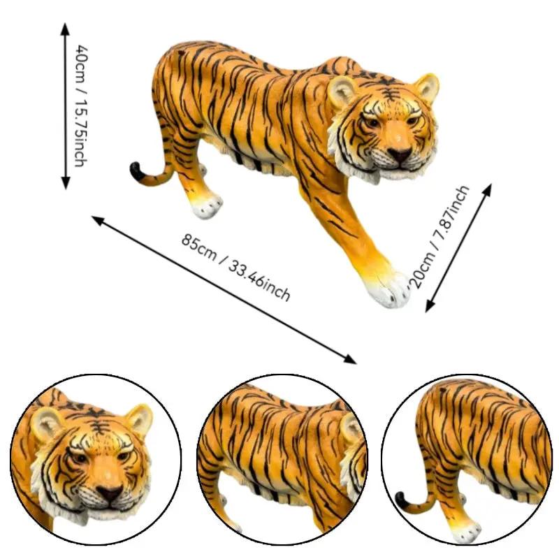 Simulated Tiger Resin Garden Statue by HouseOfZazla