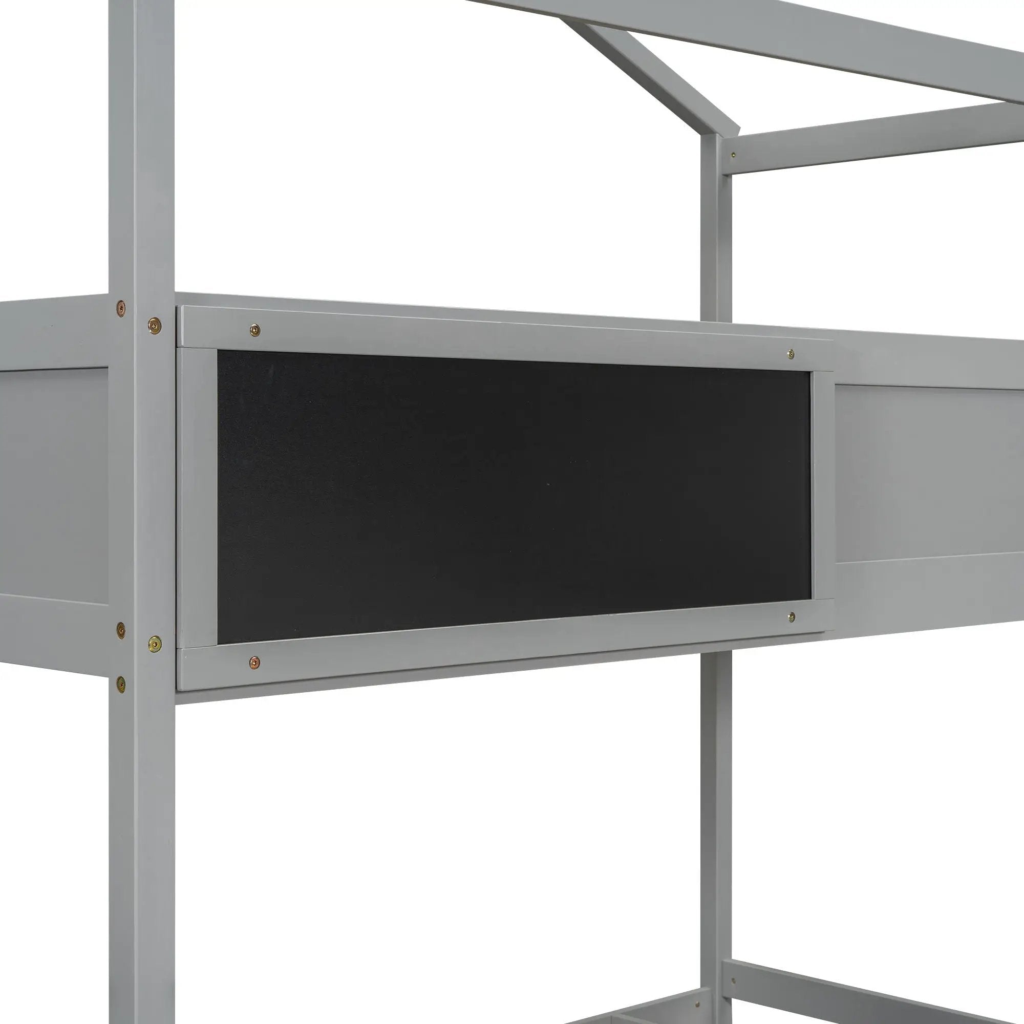 House Style Bunk Bed With Storage Staircase And board by HouseOfZazla