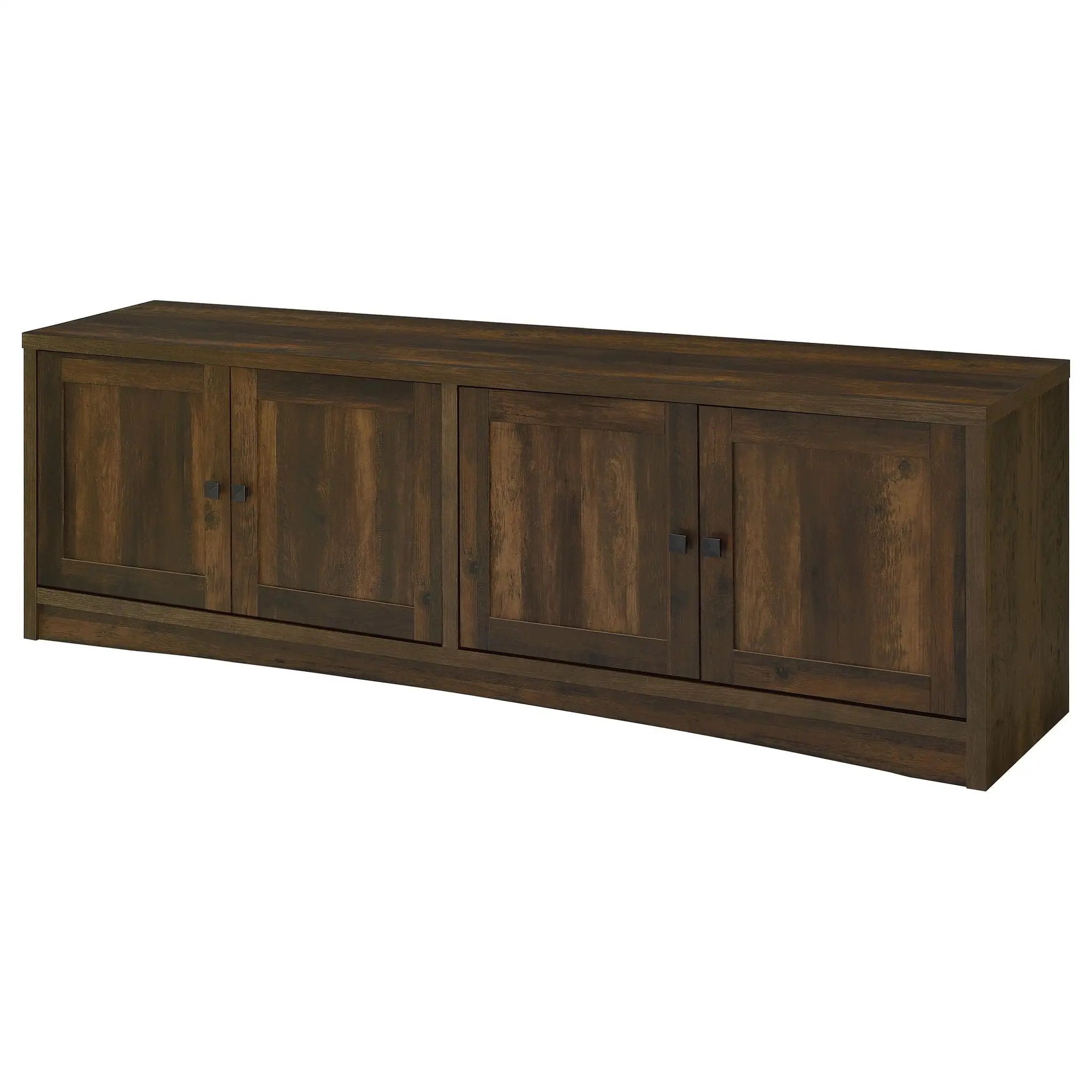 Laughlin 4-door Engineered Wood 78-inch TV Stand Dark Pine by Unique Piece Furniture