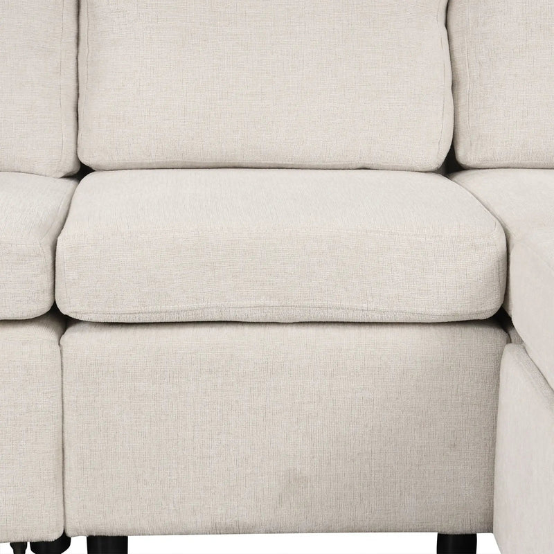 Single Pull Out Sofa Bed With USB Ports And Cup Holders