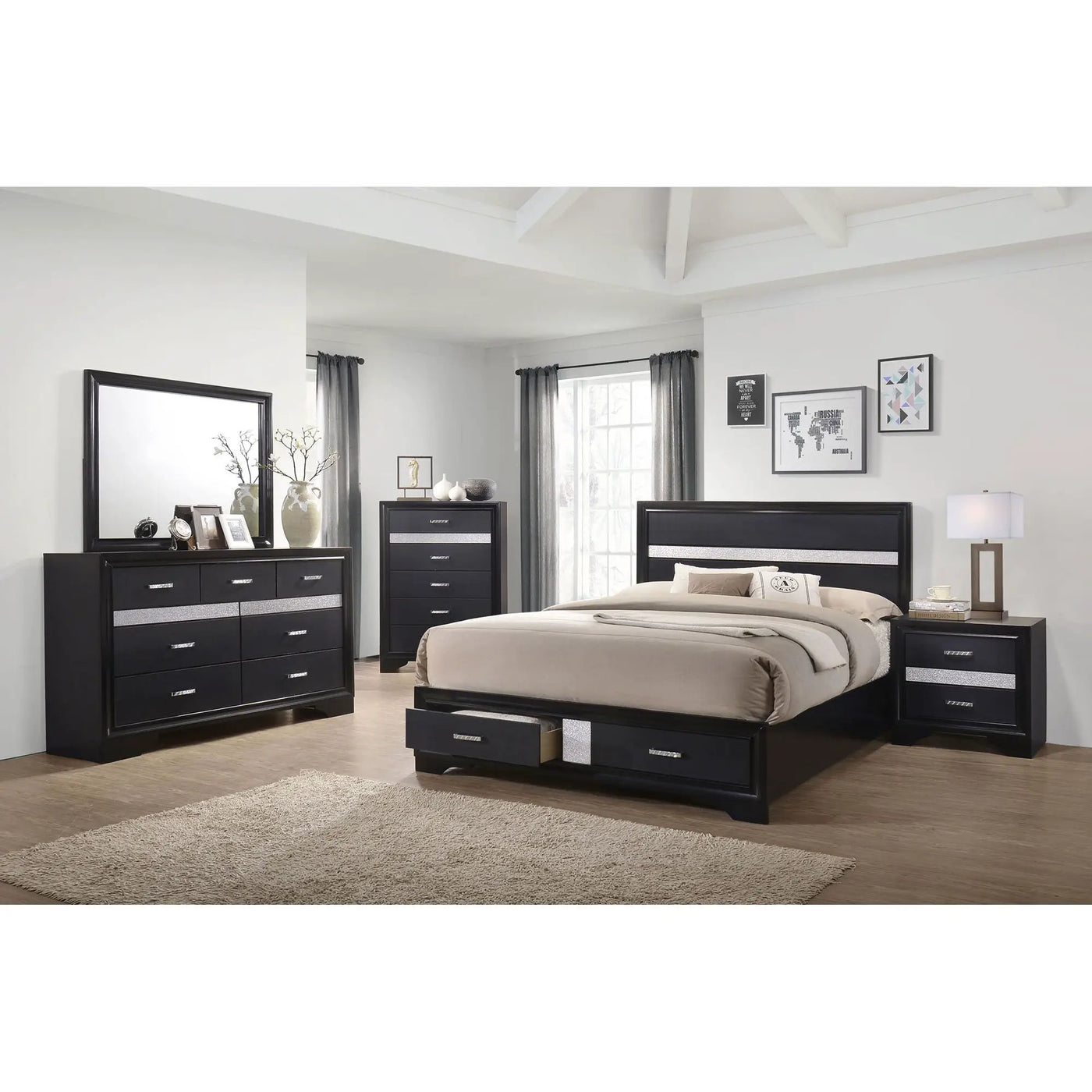 Storage Platform Bed 2 Drawer by HouseOfZazla