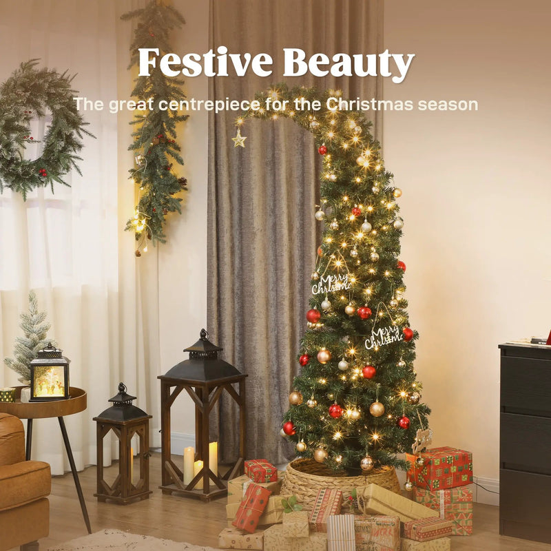 6 Ft Prelit Bent Top Christmas Tree by HouseOfZazla