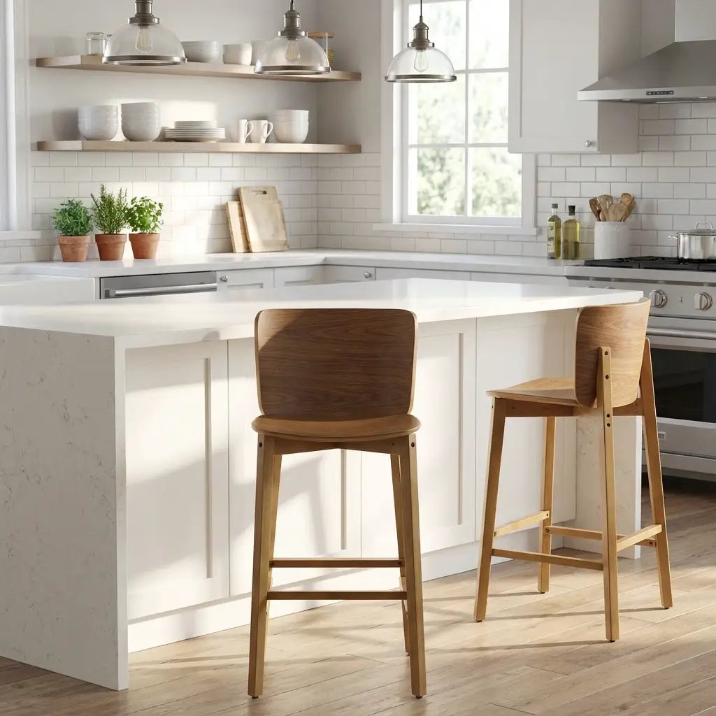 Pari Indoor Wooden Barstool by HouseOfZazla