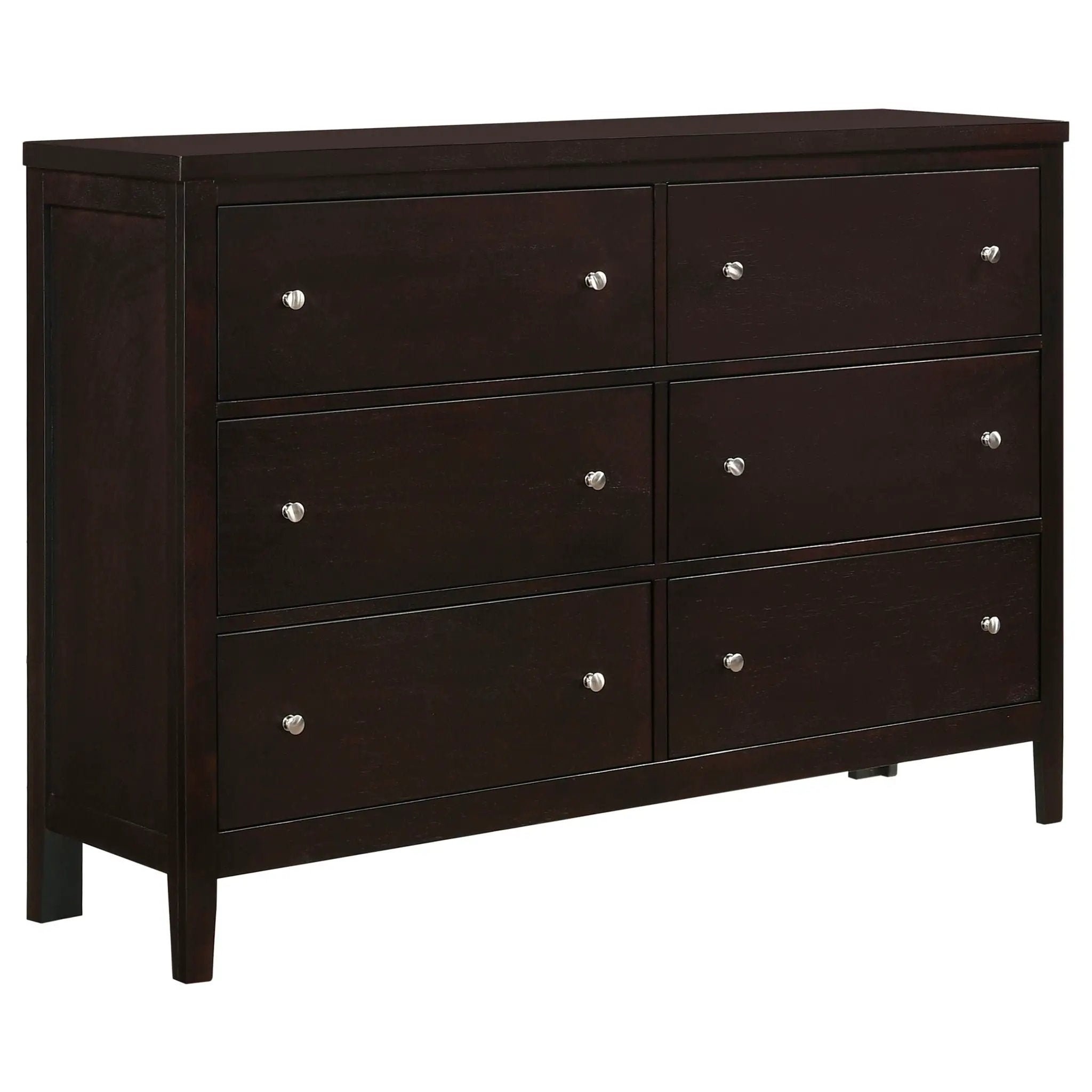 Carlton 5-piece California King Bedroom Set Cappuccino by Unique Piece Furniture