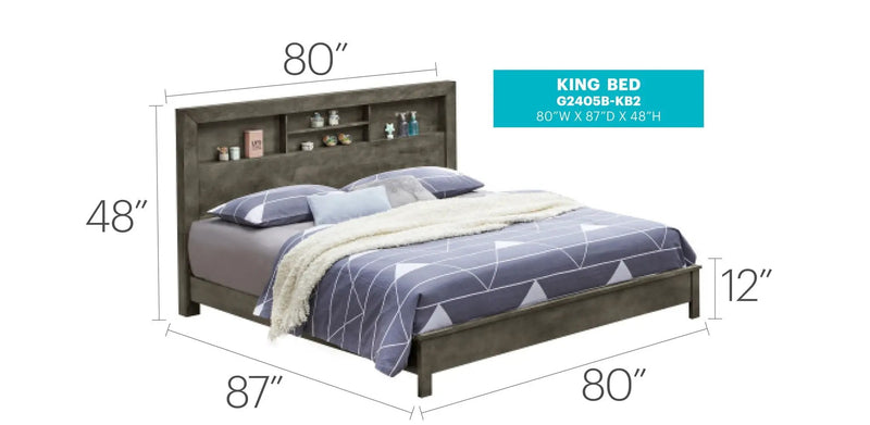 Bed With Transitional Design Stylish by Unique Piece Furniture