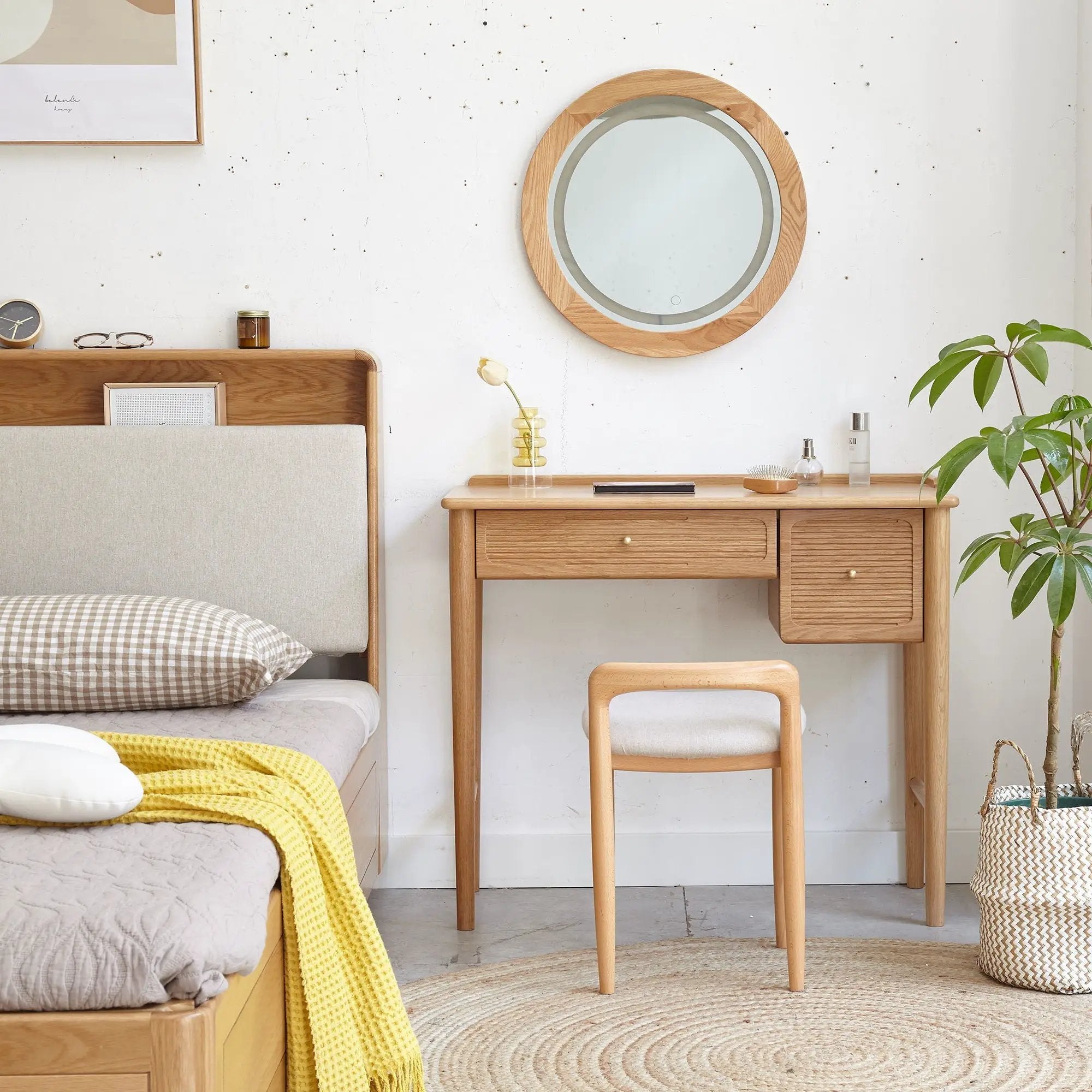 Stool Bed For Dining Room - Natural by HouseOfZazla