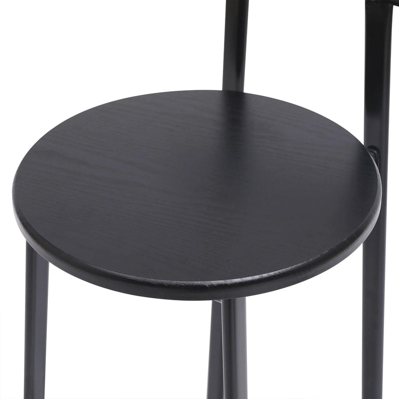 Modern Bar Stools With Backrest For Kitchen (Set of 3) by HouseOfZazla