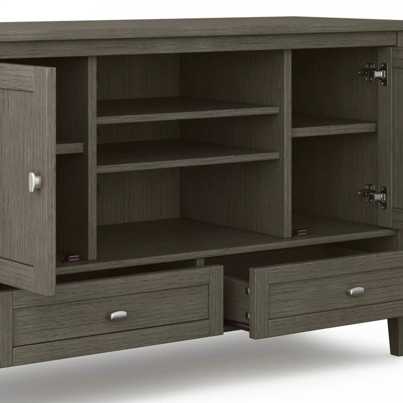 Warm Shaker - TV Media Stand Handcrafted by Unique Piece Furniture