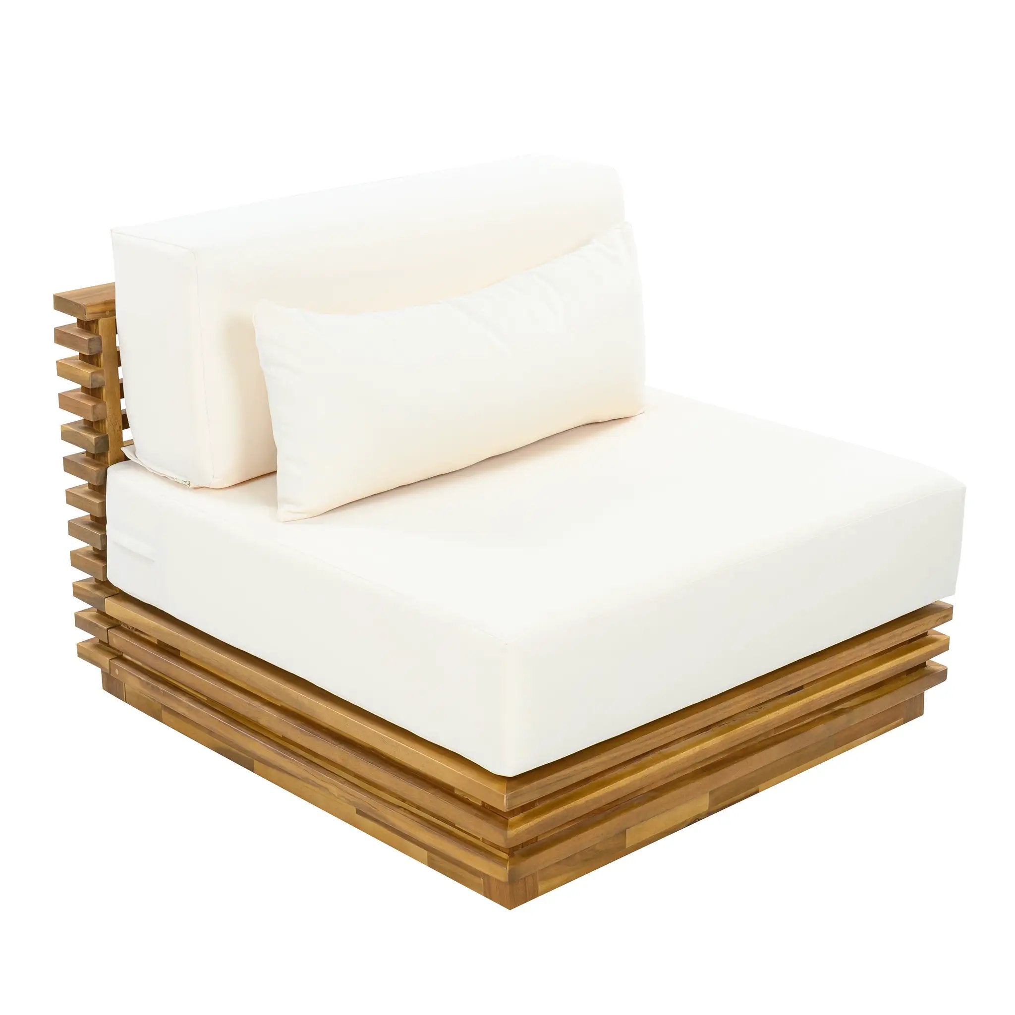 Oversized Outdoor 3-Piece Chat Set with Two Club Chairs and Side Table by HouseOfZazla