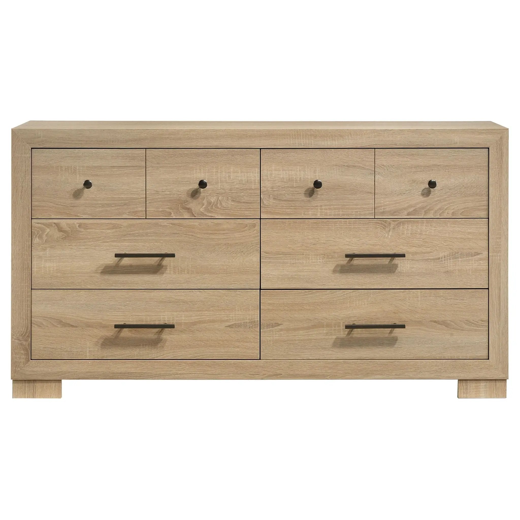 Arielle 6-drawer Bedroom Dresser Cabinet Light Oak by Unique Piece Furniture