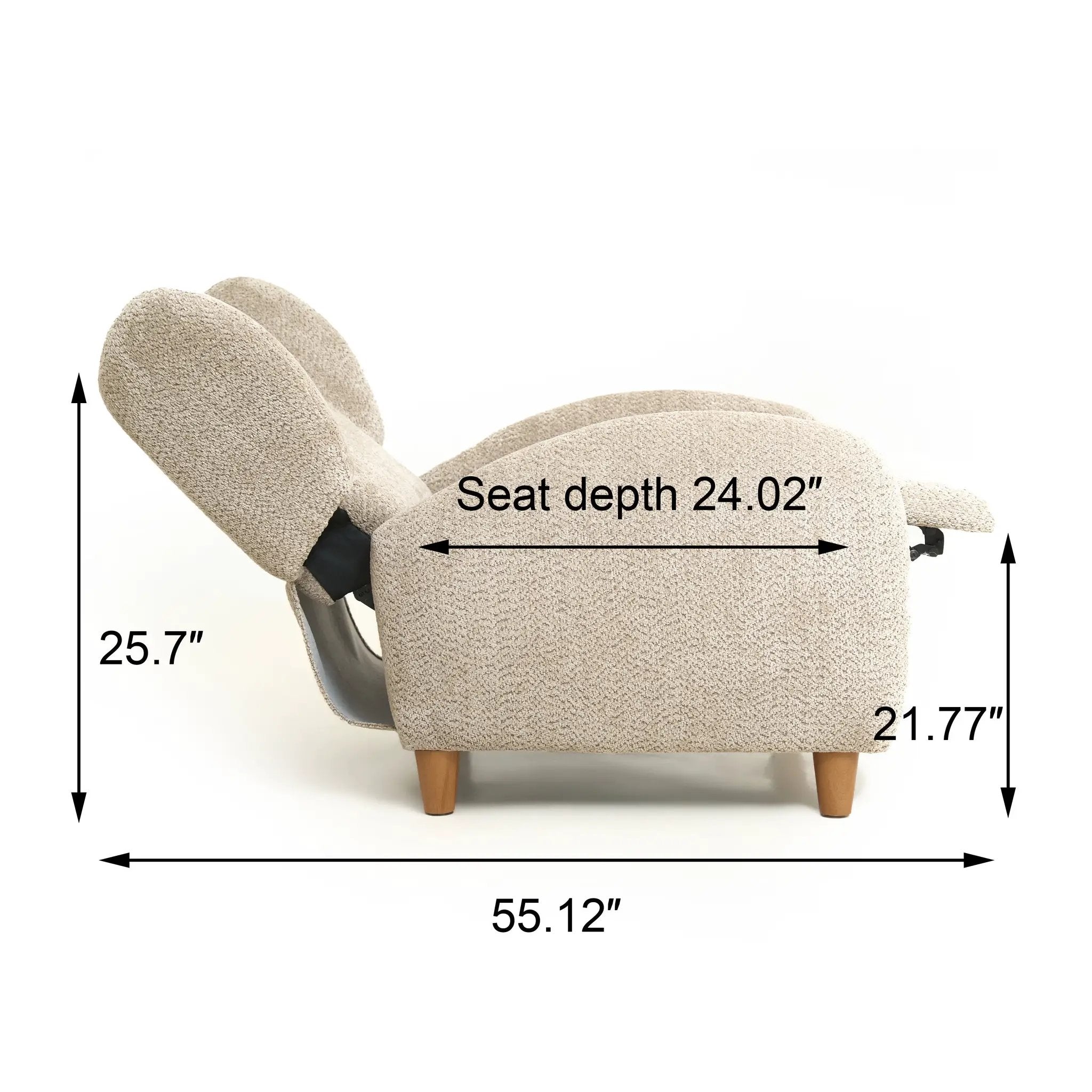 Nordic Chenille Fabric Multifunctional Chair by HouseOfZazla