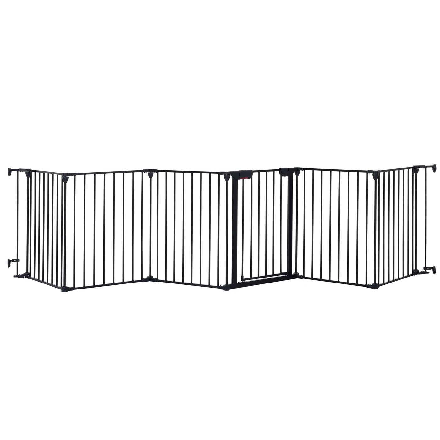 Adjustable Safety Gate Play Yard Metal Doorways Fireplace Fence Christmas Tree Fence Gate For House Stairs Gate Prohibited Area Fence by HouseOfZazla