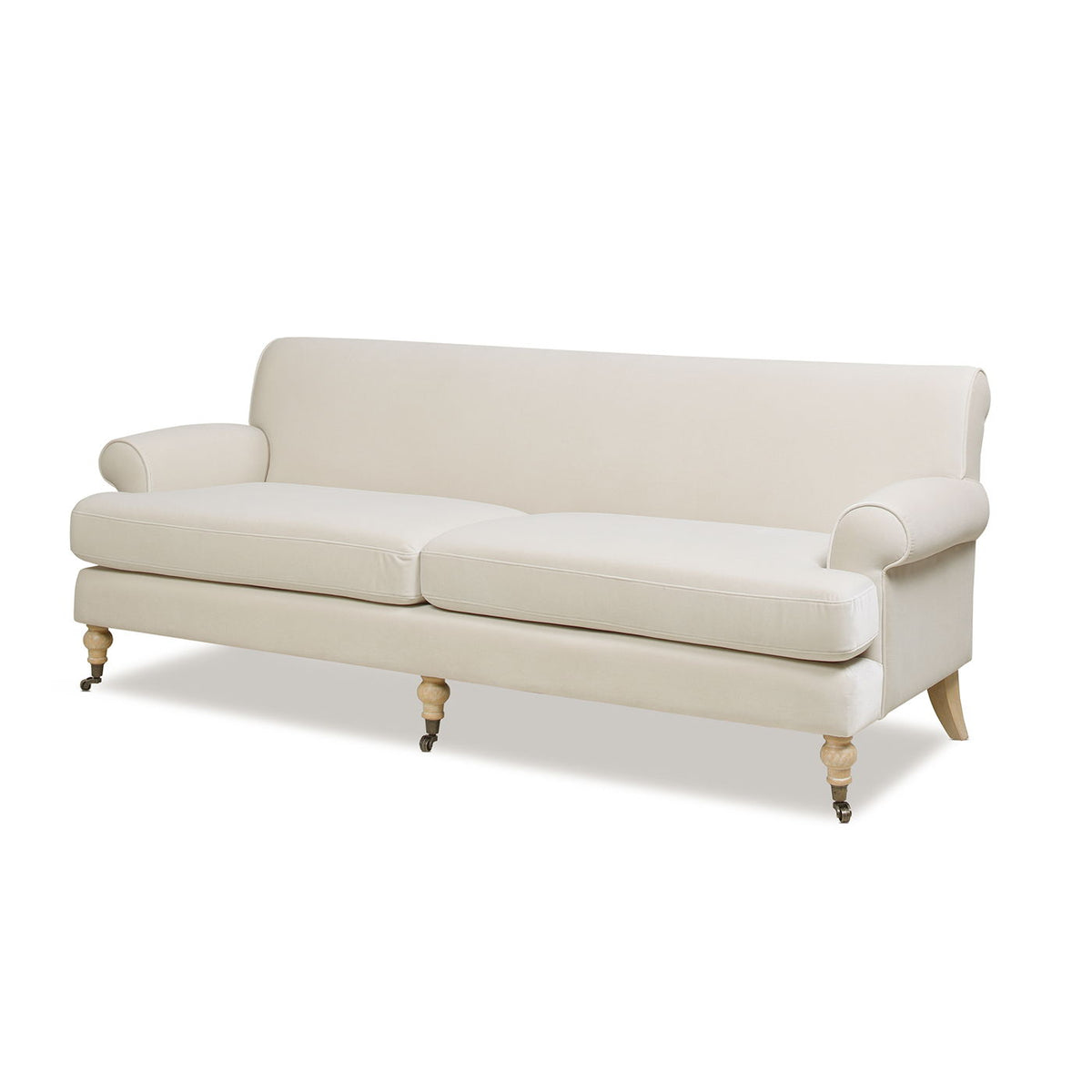 Two Cushion Tightback Sofa with Removable Cushions - Beige or Light Brown, photo 25 of 25