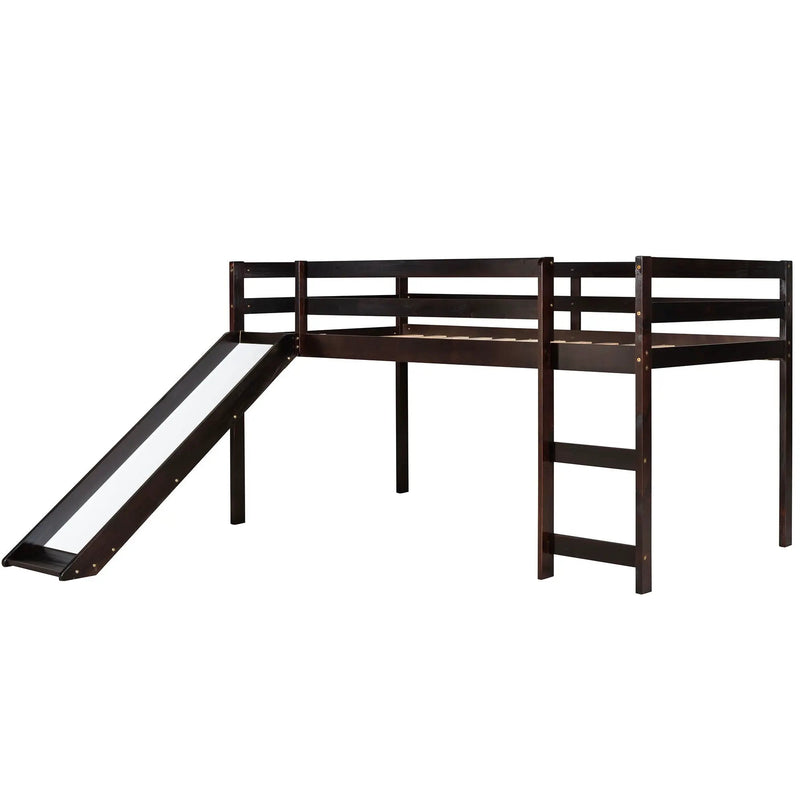 Loft Bed With Slide, Multifunctional Design