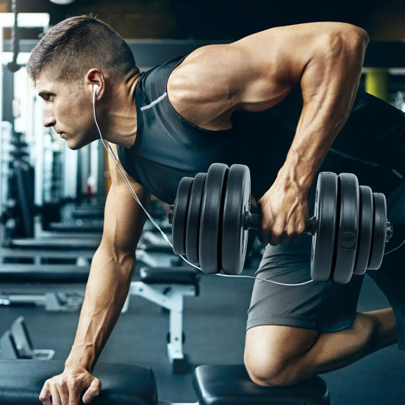 66 lbs Adjustable Weight Dumbbell Set by DirectDeals