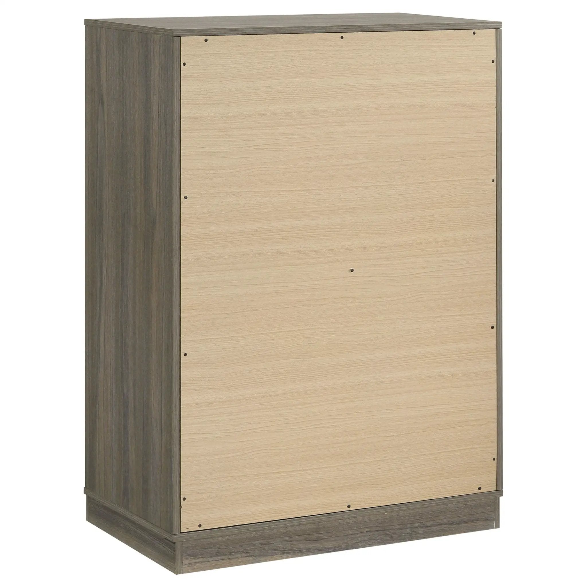 Fenwick 4-drawer Chest of Drawers Grey Oak by Unique Piece Furniture