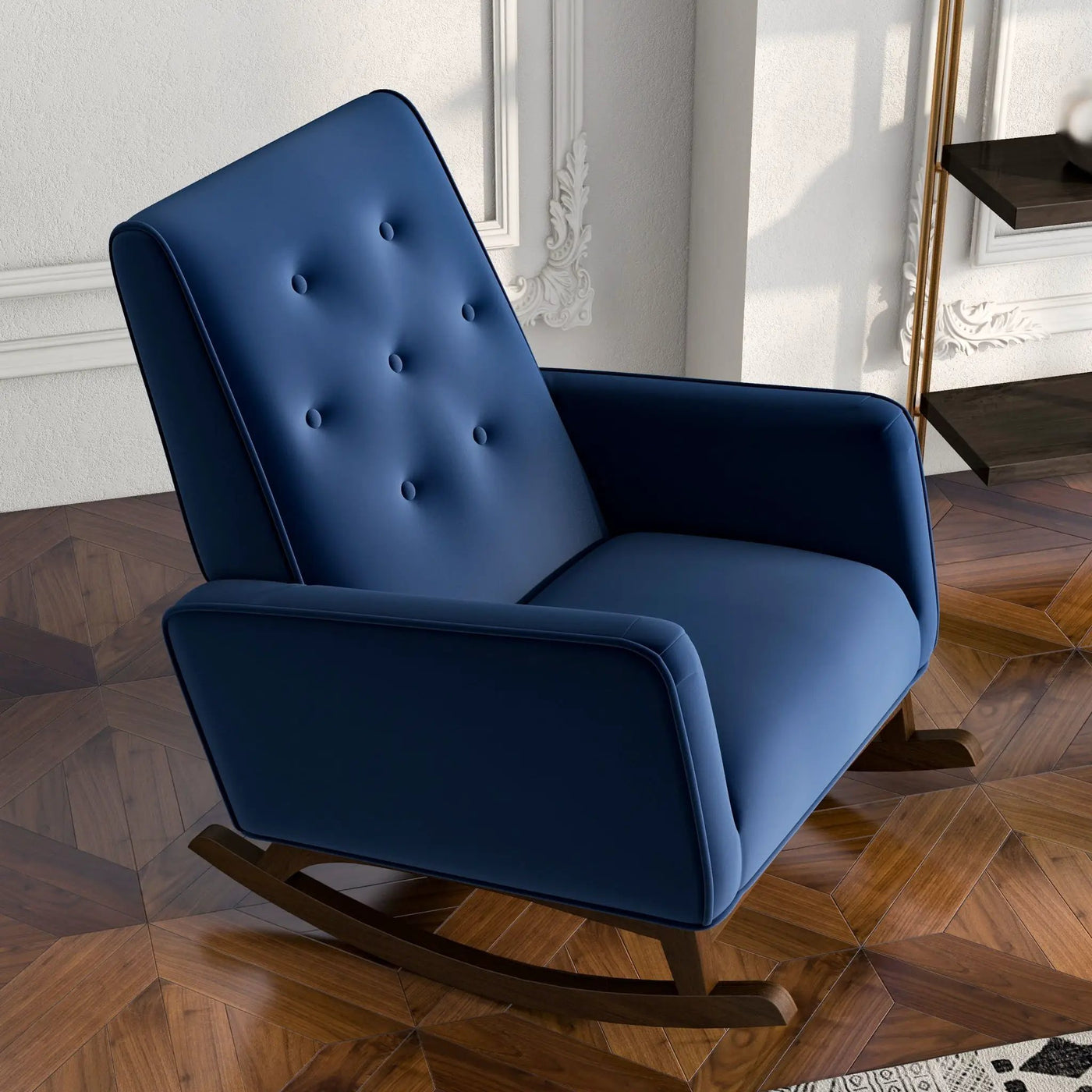 Demetrius - Solid Wood Rocking Chair by HouseOfZazla