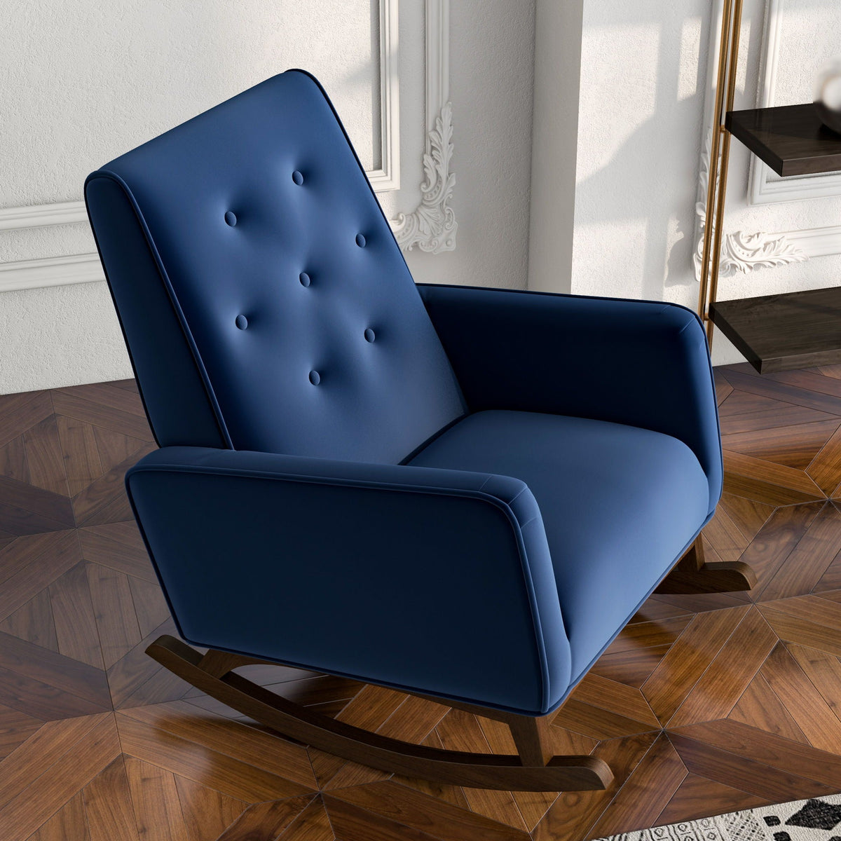 Demetrius Solid Wood Rocking Chair - Multiple Colors, photo 29 of 30