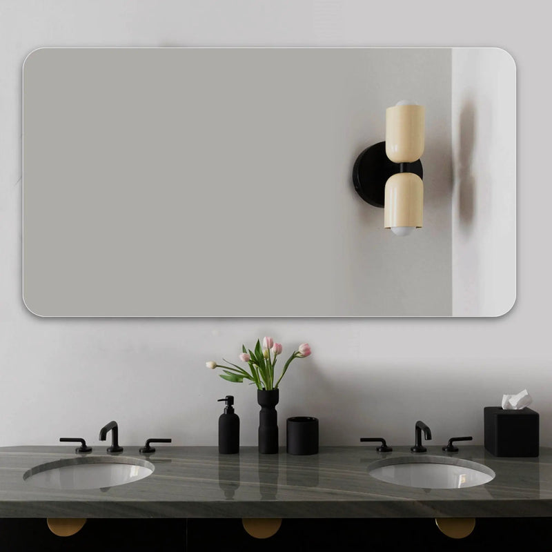 Bathroom Vanity Mirror, Wall-Mounted Mirror For Bathroom Anti-Fog, Waterproof by HouseOfZazla
