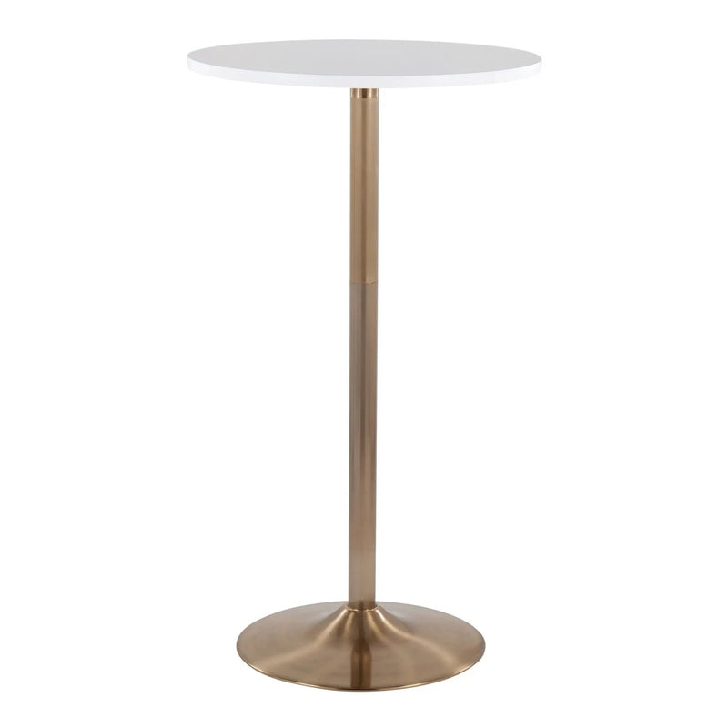 Pebble - Contemporary & Glam Adjustable Dining / Bar Table by HouseOfZazla