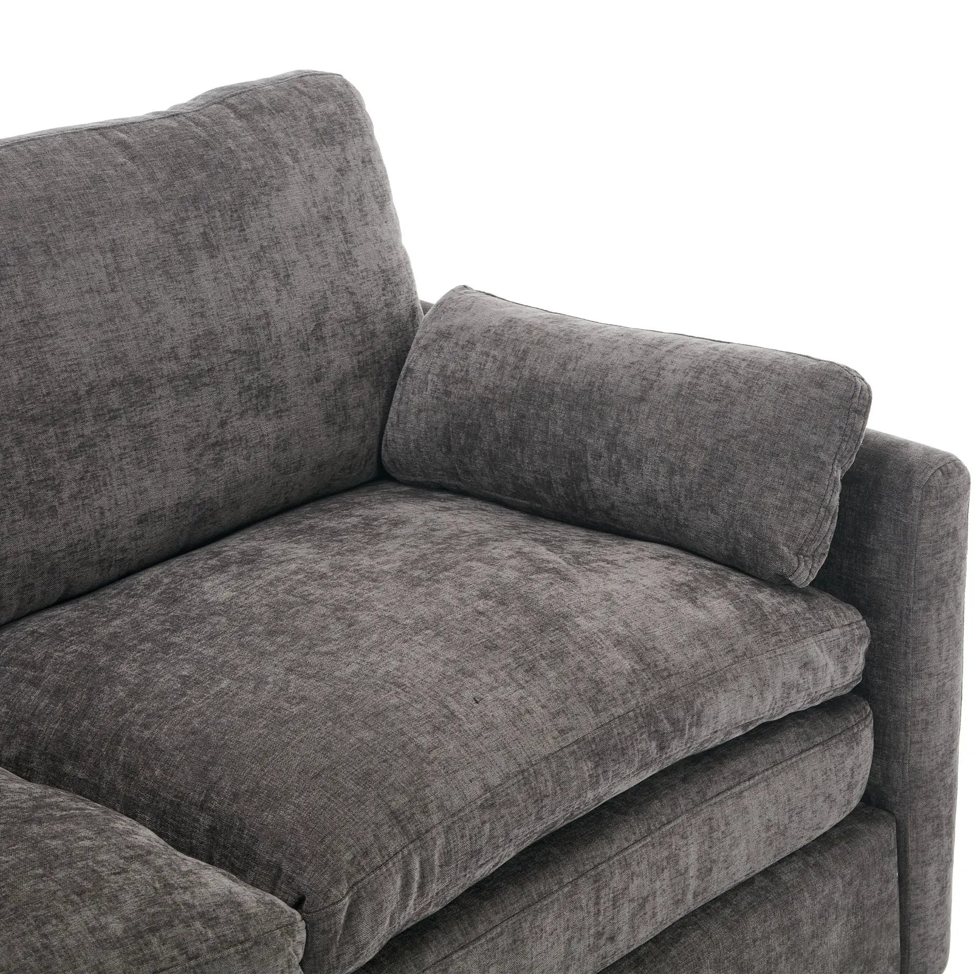 Cozy Upholstered Cushion Loveseat Sofa For Living Room by HouseOfZazla