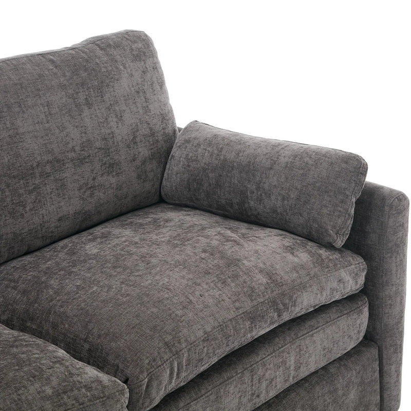 Cozy Upholstered Cushion Loveseat Sofa For Living Room by HouseOfZazla