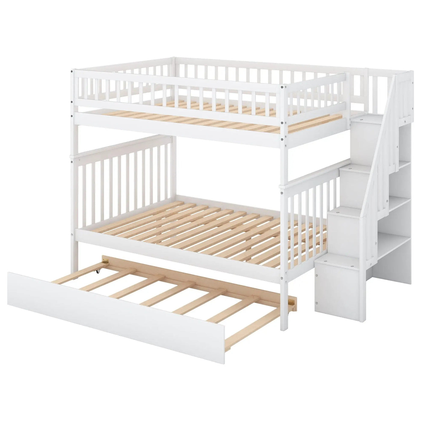 Bunk Bed With Staircase by HouseOfZazla
