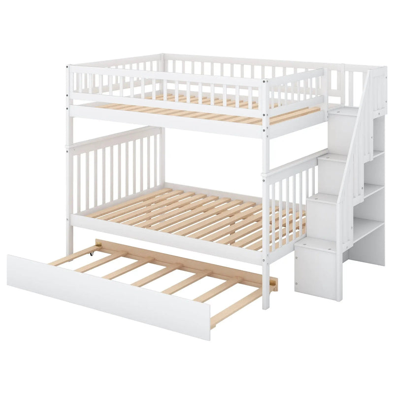 Bunk Bed With Staircase by HouseOfZazla