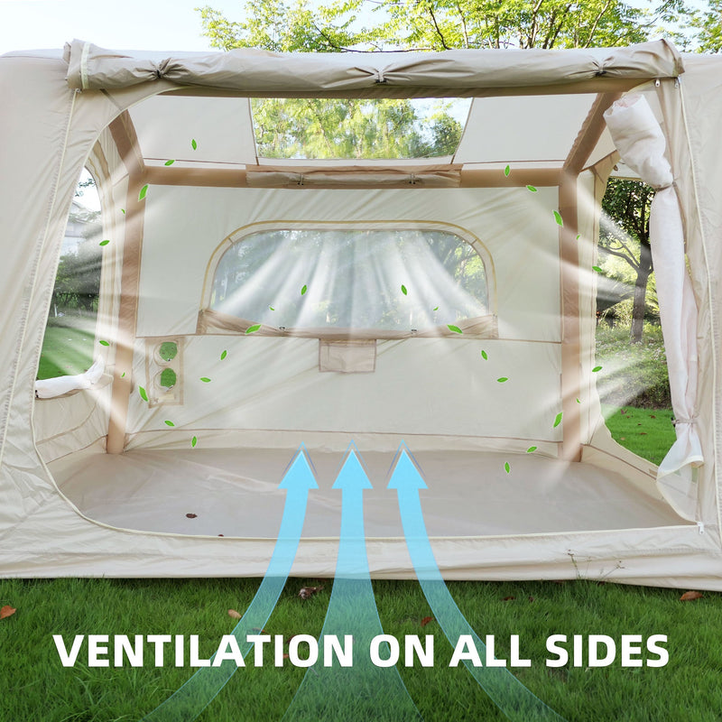 Inflatable 4-8 Person Waterproof Camping Tents by HouseOfZazla