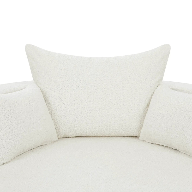360° Swivel Chair Accent Barrel Chair With Removable Pillows by HouseOfZazla