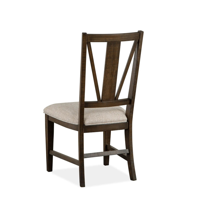 Westley Falls - Dining Side Chair With Upholstered Seat (Set of 2) - Graphite by Unique Piece Furniture