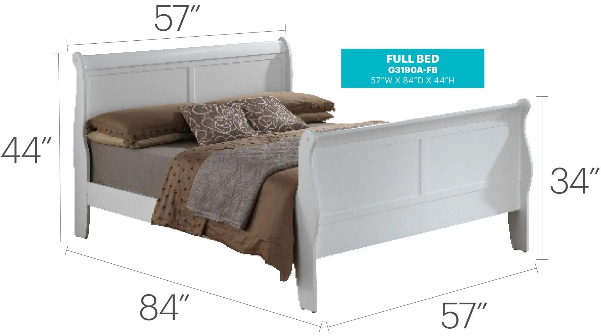 Panel Sleigh Bed by HouseOfZazla