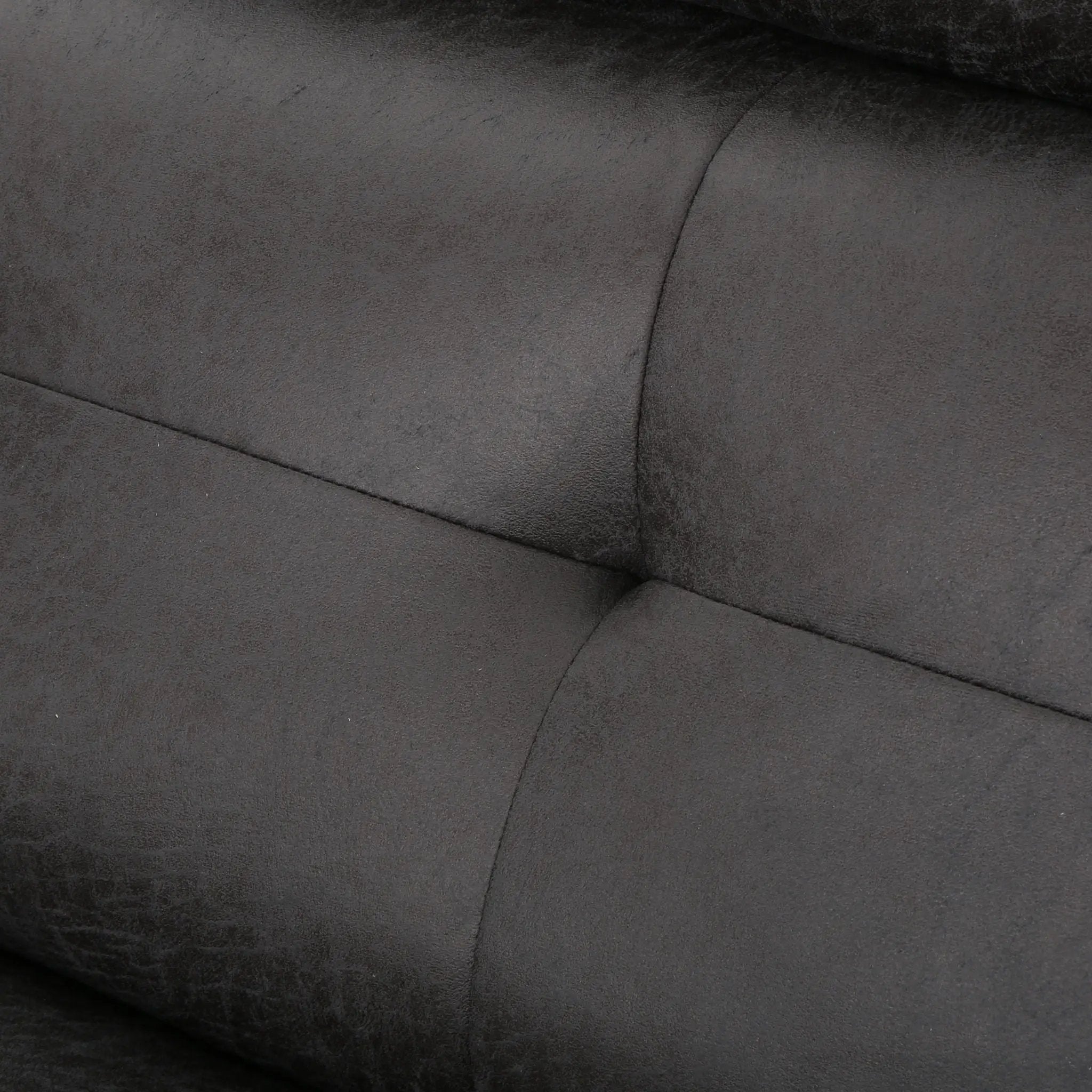 Alma - Contemporary Upholstered Loveseat Recliner - Slate by HouseOfZazla