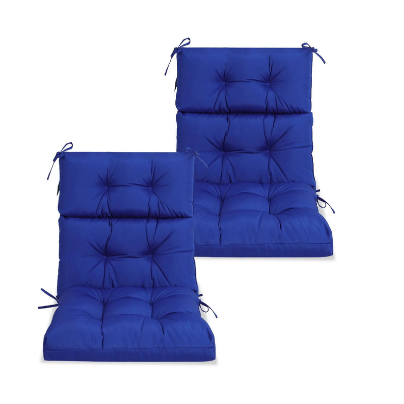 2 Piece High Back Patio Chair Cushion Set by HouseOfZazla
