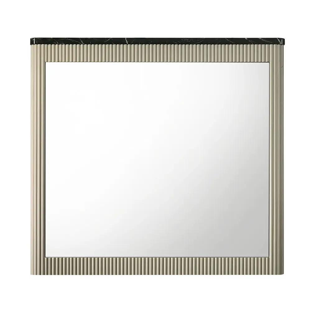 Travonte - Mirror - Gray / Beige by Unique Piece Furniture