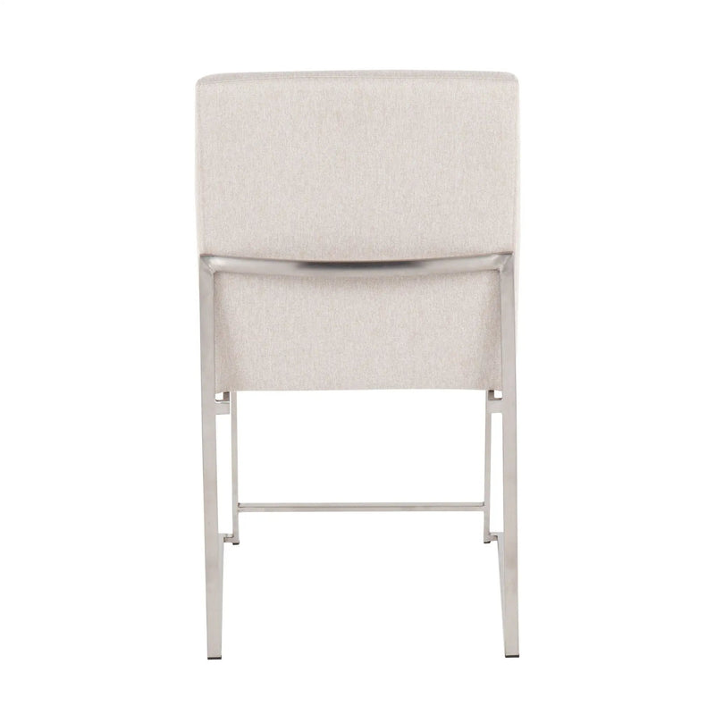 Fuji - Contemporary High Back Dining Chair, Modern Elegance (Set of 2) by Unique Piece Furniture