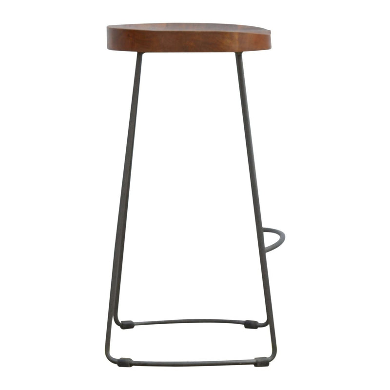 Chunky Bar Stool - Chestnut by HouseOfZazla