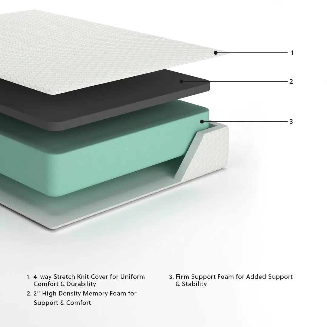 Chime 12 Inch Memory Foam - Memory Foam Mattress by Unique Piece Furniture